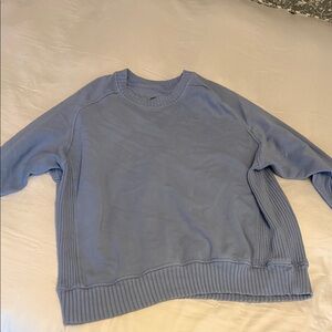 aerie Light Blue Oversized Sweatshirt